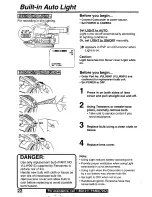 Предварительный просмотр 22 страницы Panasonic PVL750 - VHS-C PALMCORDER Operating Manual