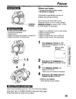 Предварительный просмотр 35 страницы Panasonic PVL750 - VHS-C PALMCORDER Operating Manual