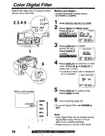 Предварительный просмотр 38 страницы Panasonic PVL750 - VHS-C PALMCORDER Operating Manual