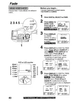 Предварительный просмотр 40 страницы Panasonic PVL750 - VHS-C PALMCORDER Operating Manual