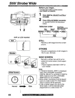 Предварительный просмотр 44 страницы Panasonic PVL750 - VHS-C PALMCORDER Operating Manual