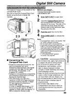 Предварительный просмотр 49 страницы Panasonic PVL750 - VHS-C PALMCORDER Operating Manual