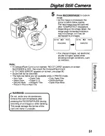 Предварительный просмотр 51 страницы Panasonic PVL750 - VHS-C PALMCORDER Operating Manual