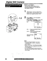 Предварительный просмотр 54 страницы Panasonic PVL750 - VHS-C PALMCORDER Operating Manual