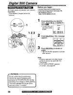 Предварительный просмотр 56 страницы Panasonic PVL750 - VHS-C PALMCORDER Operating Manual