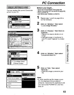 Предварительный просмотр 63 страницы Panasonic PVL750 - VHS-C PALMCORDER Operating Manual