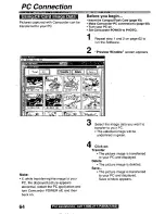 Предварительный просмотр 64 страницы Panasonic PVL750 - VHS-C PALMCORDER Operating Manual