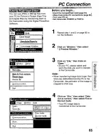 Предварительный просмотр 65 страницы Panasonic PVL750 - VHS-C PALMCORDER Operating Manual