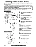 Предварительный просмотр 74 страницы Panasonic PVL750 - VHS-C PALMCORDER Operating Manual