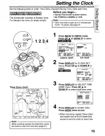 Preview for 19 page of Panasonic PVL850 - VHS-C PALMCORDER Operating Manual