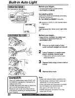 Preview for 22 page of Panasonic PVL850 - VHS-C PALMCORDER Operating Manual