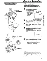 Preview for 23 page of Panasonic PVL850 - VHS-C PALMCORDER Operating Manual