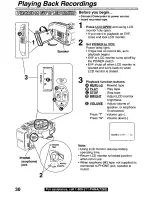 Preview for 30 page of Panasonic PVL850 - VHS-C PALMCORDER Operating Manual