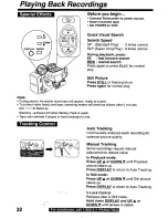 Preview for 32 page of Panasonic PVL850 - VHS-C PALMCORDER Operating Manual