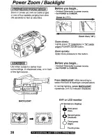 Preview for 38 page of Panasonic PVL850 - VHS-C PALMCORDER Operating Manual