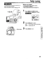 Preview for 41 page of Panasonic PVL850 - VHS-C PALMCORDER Operating Manual