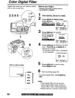 Preview for 42 page of Panasonic PVL850 - VHS-C PALMCORDER Operating Manual