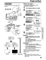 Preview for 43 page of Panasonic PVL850 - VHS-C PALMCORDER Operating Manual