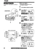 Preview for 44 page of Panasonic PVL850 - VHS-C PALMCORDER Operating Manual