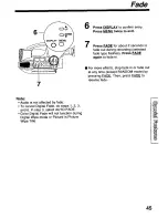 Preview for 45 page of Panasonic PVL850 - VHS-C PALMCORDER Operating Manual