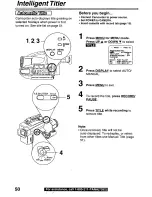 Preview for 50 page of Panasonic PVL850 - VHS-C PALMCORDER Operating Manual