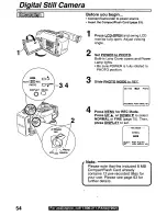 Preview for 54 page of Panasonic PVL850 - VHS-C PALMCORDER Operating Manual