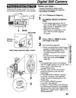 Preview for 61 page of Panasonic PVL850 - VHS-C PALMCORDER Operating Manual