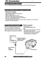 Preview for 64 page of Panasonic PVL850 - VHS-C PALMCORDER Operating Manual