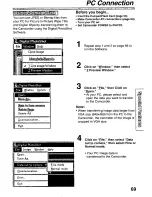 Preview for 69 page of Panasonic PVL850 - VHS-C PALMCORDER Operating Manual