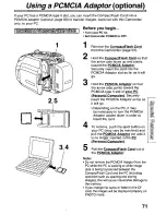 Preview for 71 page of Panasonic PVL850 - VHS-C PALMCORDER Operating Manual