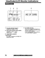 Preview for 76 page of Panasonic PVL850 - VHS-C PALMCORDER Operating Manual