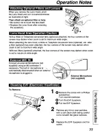 Preview for 77 page of Panasonic PVL850 - VHS-C PALMCORDER Operating Manual