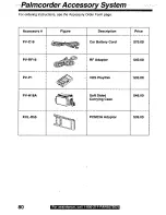 Preview for 80 page of Panasonic PVL850 - VHS-C PALMCORDER Operating Manual