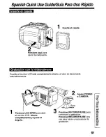 Preview for 91 page of Panasonic PVL850 - VHS-C PALMCORDER Operating Manual