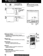 Предварительный просмотр 10 страницы Panasonic PVQ-2510 Operating Operating Manual