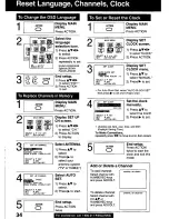 Предварительный просмотр 34 страницы Panasonic PVQ-2510 Operating Operating Manual