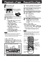 Предварительный просмотр 12 страницы Panasonic PVQ-2512 Operating Operating Instructions Manual