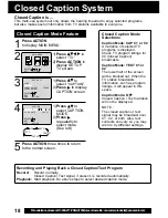 Предварительный просмотр 18 страницы Panasonic PVQ-2512 Operating Operating Instructions Manual