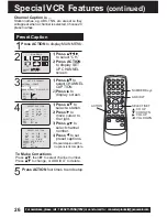 Предварительный просмотр 26 страницы Panasonic PVQ-2512 Operating Operating Instructions Manual