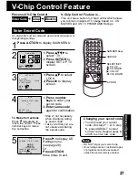 Предварительный просмотр 27 страницы Panasonic PVQ-2512 Operating Operating Instructions Manual