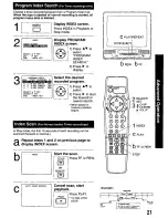 Preview for 21 page of Panasonic PVQ-M2509 Operating Operating Manual