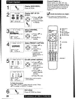 Preview for 22 page of Panasonic PVQ-M2509 Operating Operating Manual