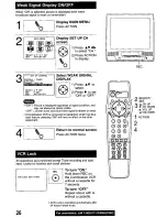 Preview for 26 page of Panasonic PVQ-M2509 Operating Operating Manual