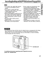 Preview for 17 page of Panasonic PVSD5000 - SUPER DISK DIGITAL C User Manual