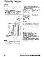 Preview for 26 page of Panasonic PVSD5000 - SUPER DISK DIGITAL C User Manual