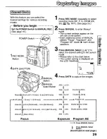 Preview for 29 page of Panasonic PVSD5000 - SUPER DISK DIGITAL C User Manual