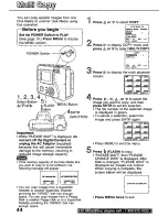 Preview for 44 page of Panasonic PVSD5000 - SUPER DISK DIGITAL C User Manual