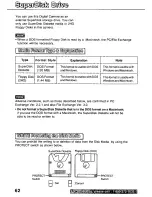 Preview for 62 page of Panasonic PVSD5000 - SUPER DISK DIGITAL C User Manual