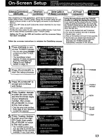 Предварительный просмотр 13 страницы Panasonic PVSS2710 - TV/HDR COMBO Operating Manual