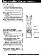 Предварительный просмотр 22 страницы Panasonic PVSS2710 - TV/HDR COMBO Operating Manual